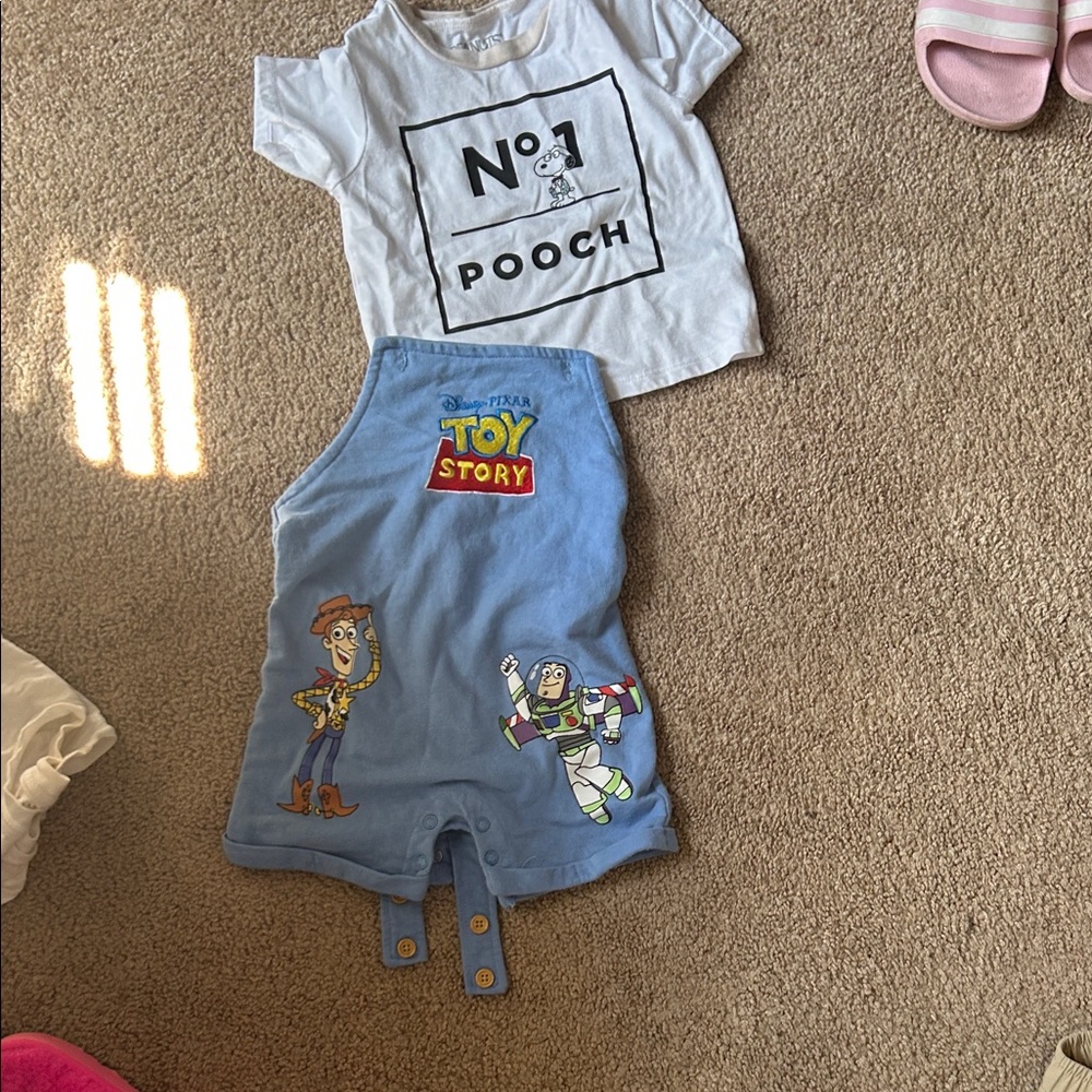 Disney Blue and White Toy Story Kids Matching Set